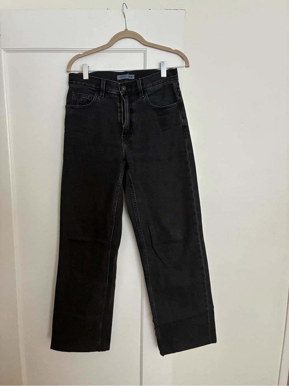 JW Anderson x Uniqlo washed black Straight leg jeans